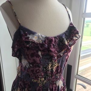 Floor length floral dress